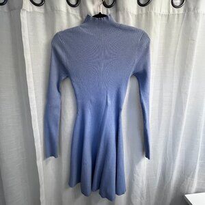 ZARA Blue Knit Mini Dress